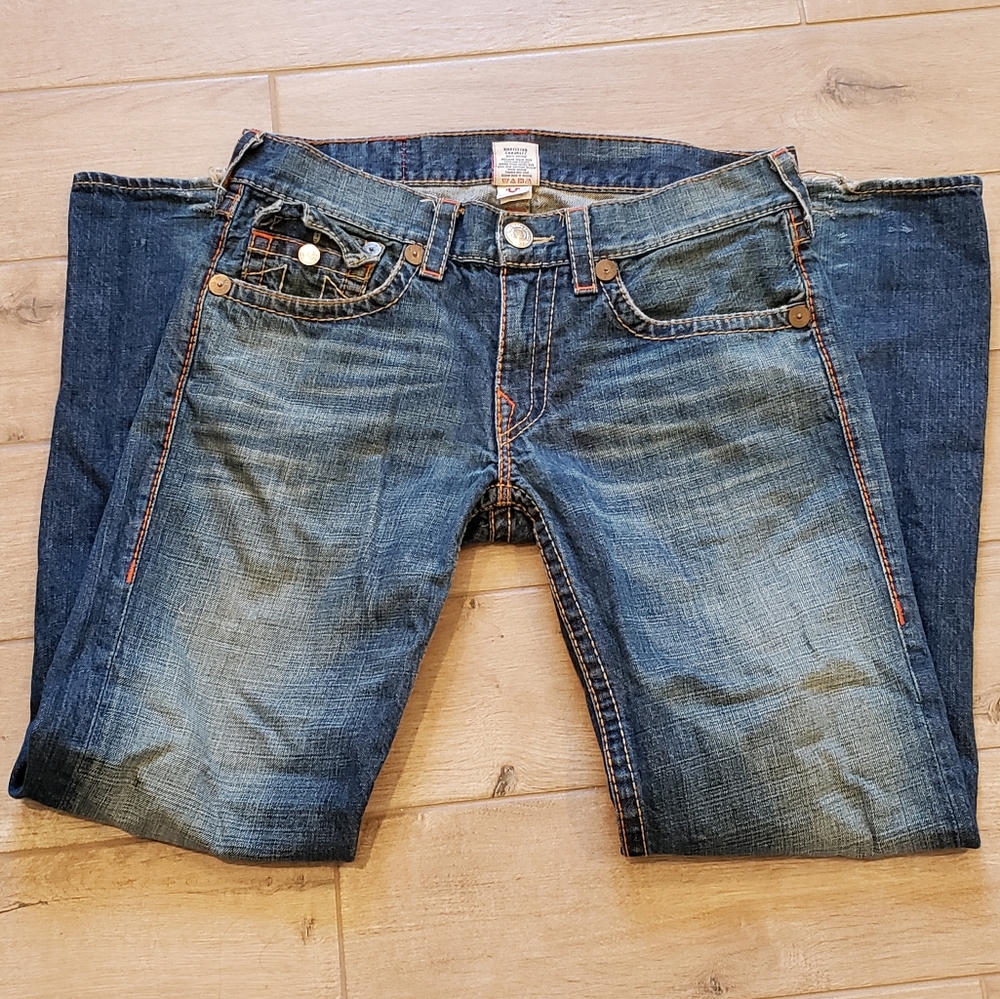 True Religion Men's Bootcut Jeans Sz 34